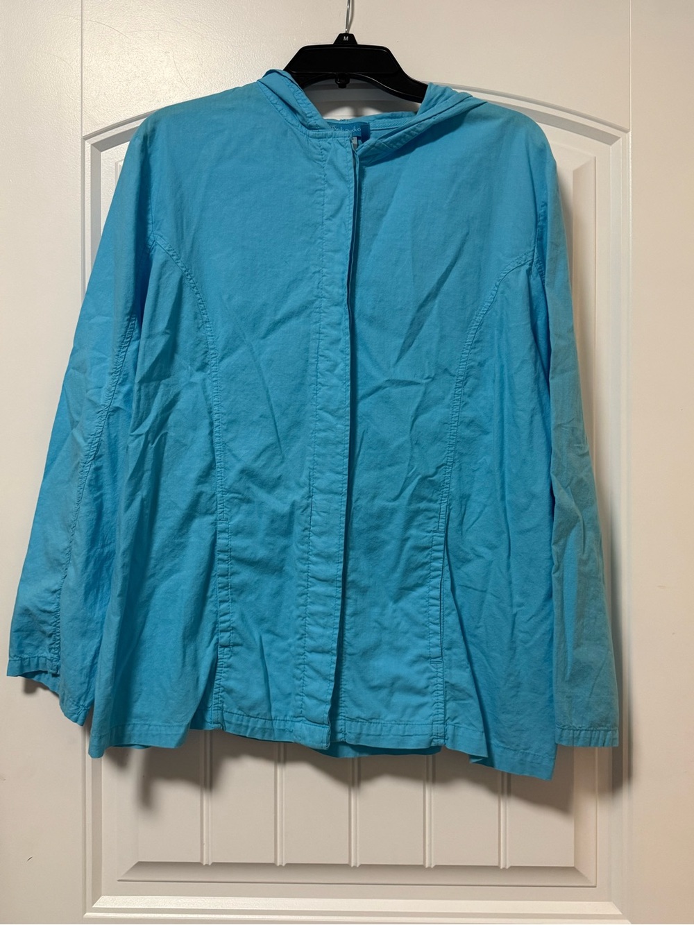 Fresh Produce Cotton Light Weight Hooded Button Front Jacket